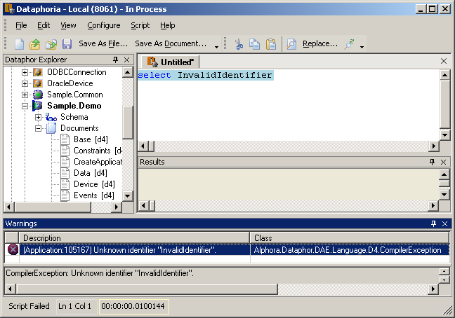 Dataphoria - D4 Designer Error